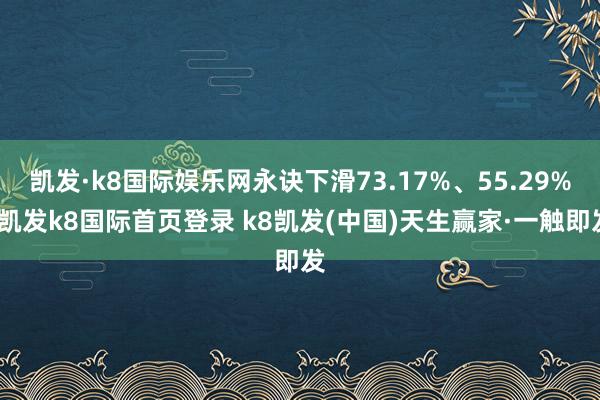 凱發·k8國際娛樂網永訣下滑73.17%、55.29%-凱發k8國際首頁登錄 k8凱發(中國)天生贏家·一觸即發