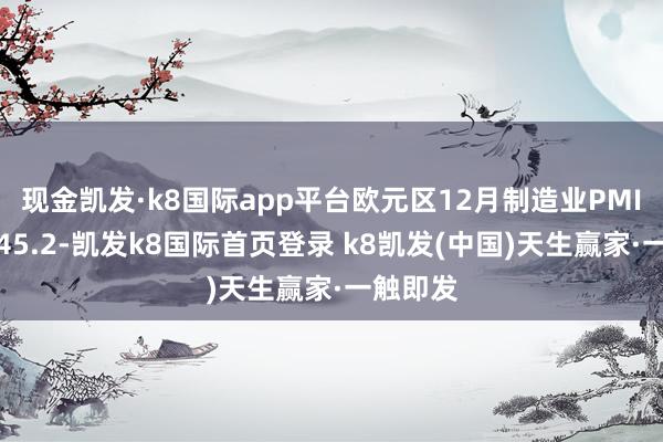 現(xiàn)金凱發(fā)·k8國際app平臺歐元區(qū)12月制造業(yè)PMI初值為45.2-凱發(fā)k8國際首頁登錄 k8凱發(fā)(中國)天生贏家·一觸即發(fā)