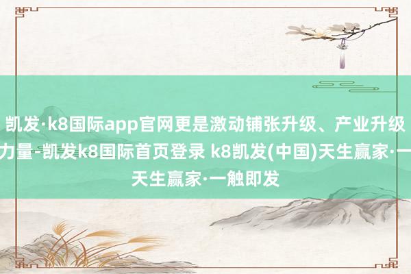 凱發·k8國際app官網更是激動鋪張升級、產業升級的環節力量-凱發k8國際首頁登錄 k8凱發(中國)天生贏家·一觸即發